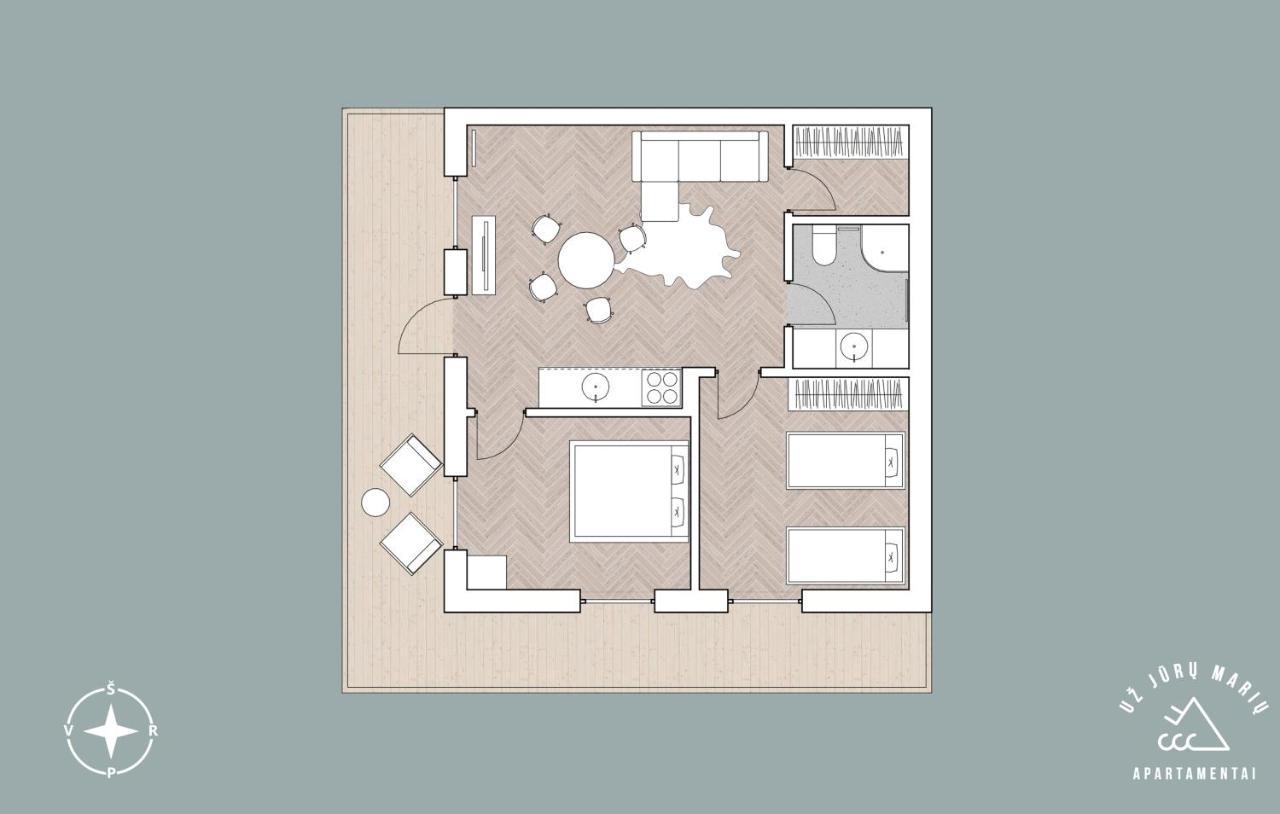 Uz Juru Mariu Apartment Juodkrante Ngoại thất bức ảnh